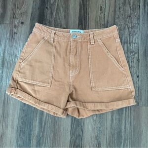 RSQ Women's Tan Cargo Shorts Size 26 100% Cotton